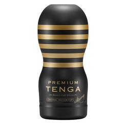 Мастурбатор Tenga Premium Original Vacuum Cup STRONG (глибоке горло) з вакуумною стимуляцією фото і опис