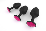 Анальная пробка Dorcel Geisha Plug Ruby L с шариком внутри, создает вибрации, макс. диаметр 4см купить