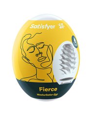 Самозмащувальний мастурбатор-яйце Satisfyer Masturbator Egg Single Fierce, одноразовий, не вимагає з фото і опис
