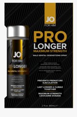Пролонгувальний спрей System JO Prolonger Spray with Lidocaine (60 мл), не містить мінеральних масел фото і опис